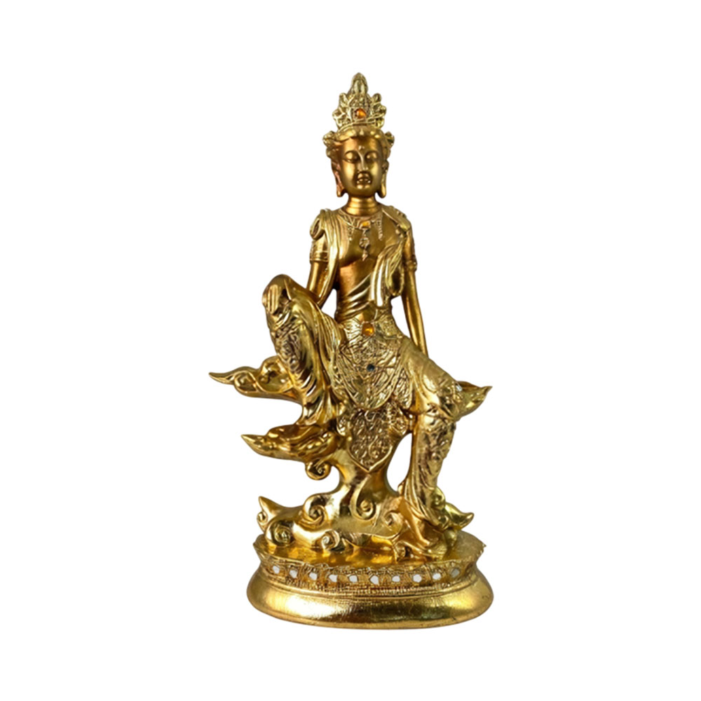 Figura Decorativa de Buda Concepts 437-0411382 31 CM Dourado