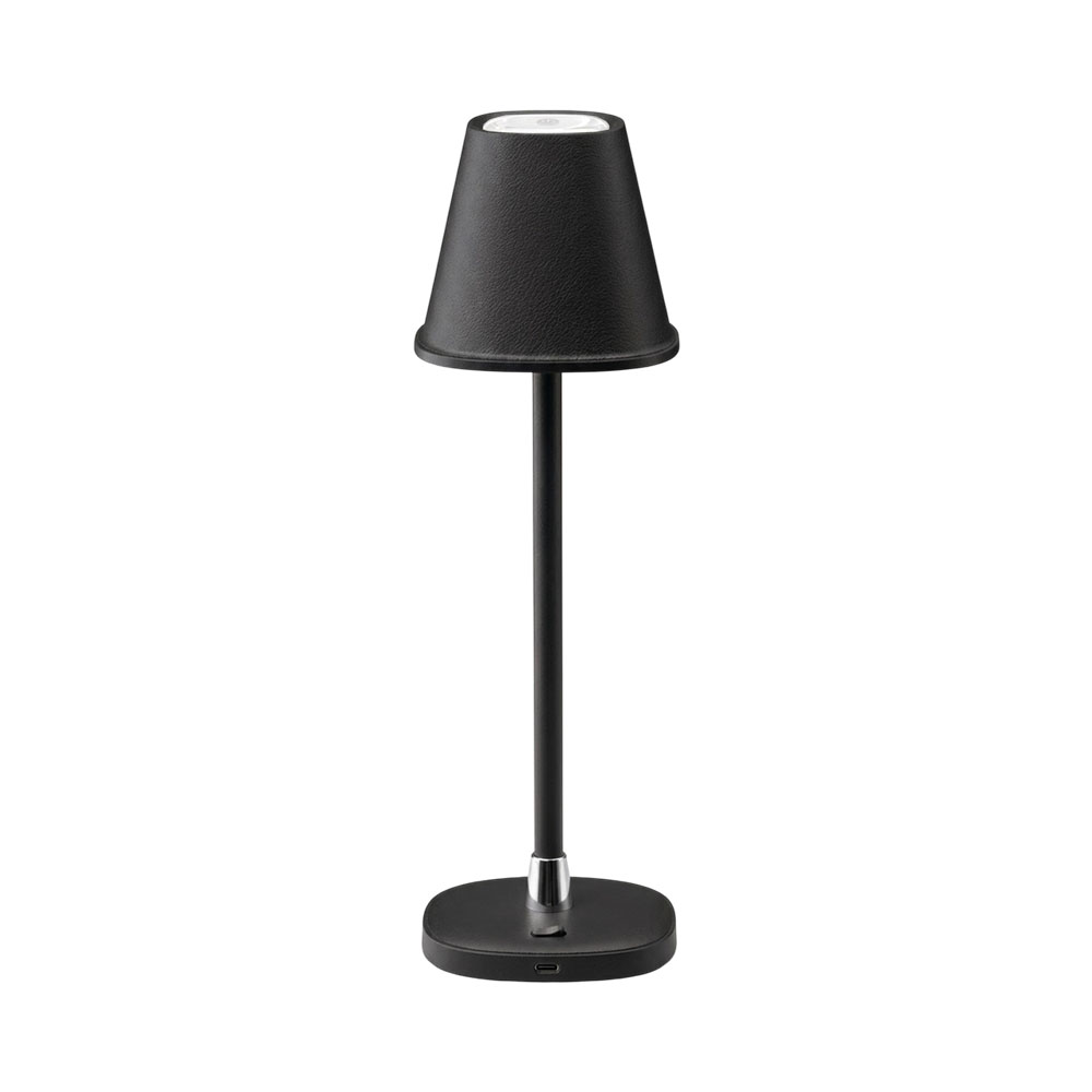 Luminária de Mesa Luxor LX-3C504B Recarregável Preto