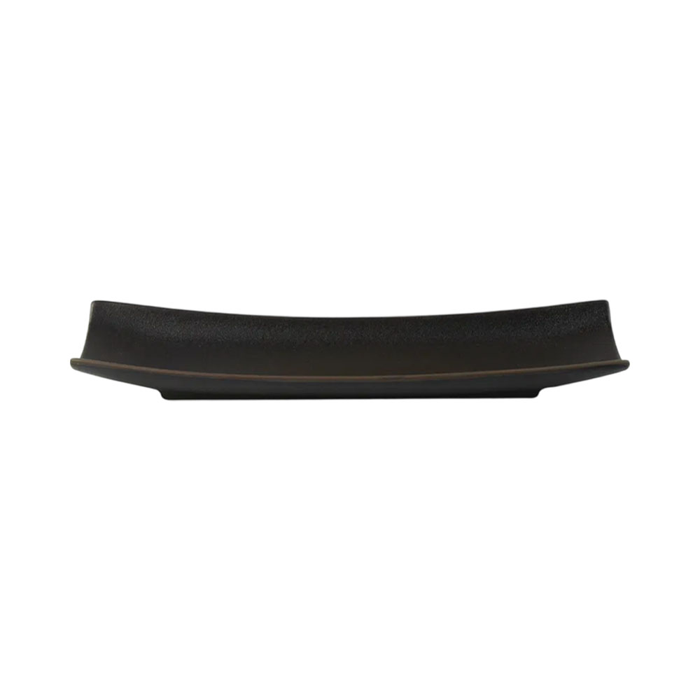 Bandeja de Cerâmica Life Home BCR-70862 33 CM Preto