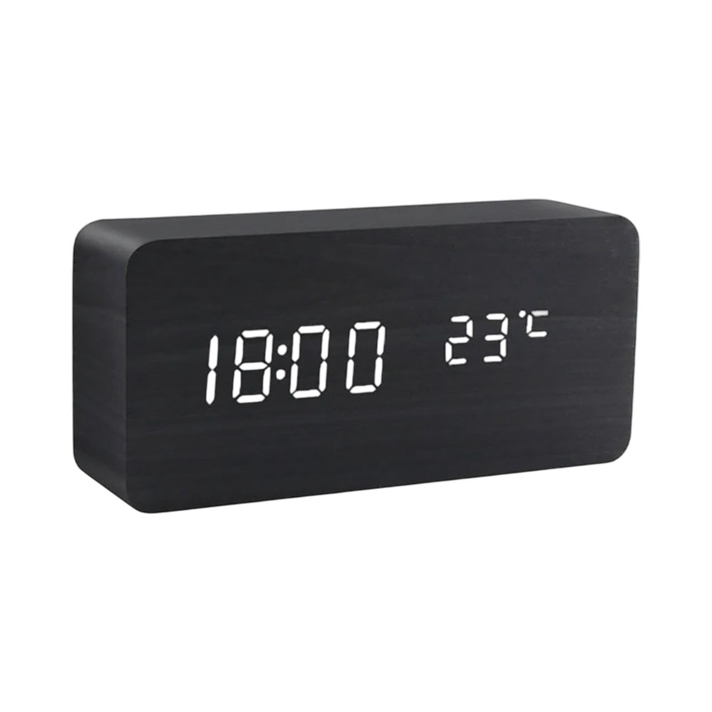 Relógio Despertador Digital Satellite AC-T21 Preto