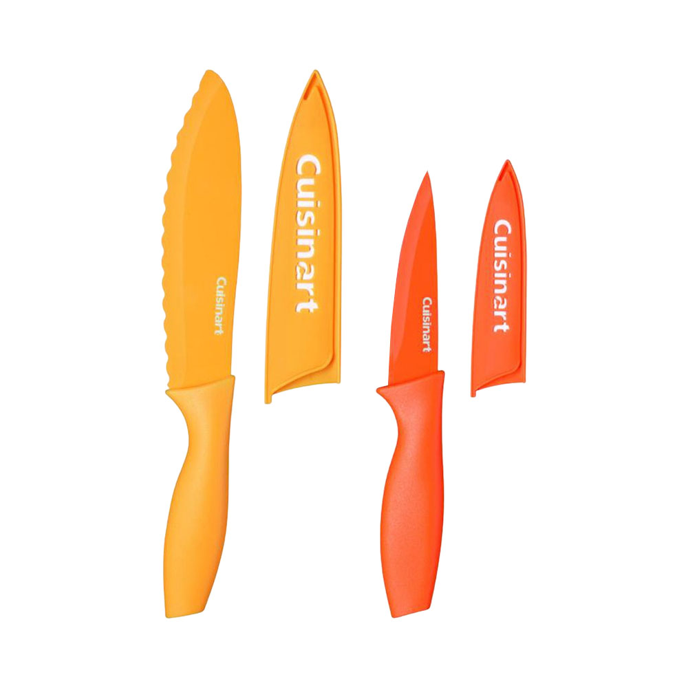 Conjunto de Facas Cuisinart Advantage C55CNS-4PUT Laranja - Amarelo 4 Peças
