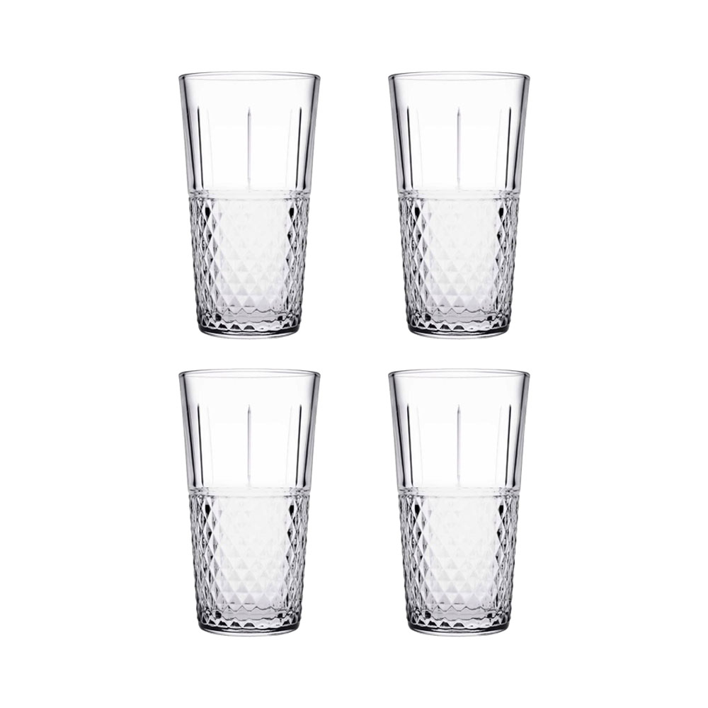 Conjunto de Copos Pasabahce Highness 520065 355ML 4 Peças
