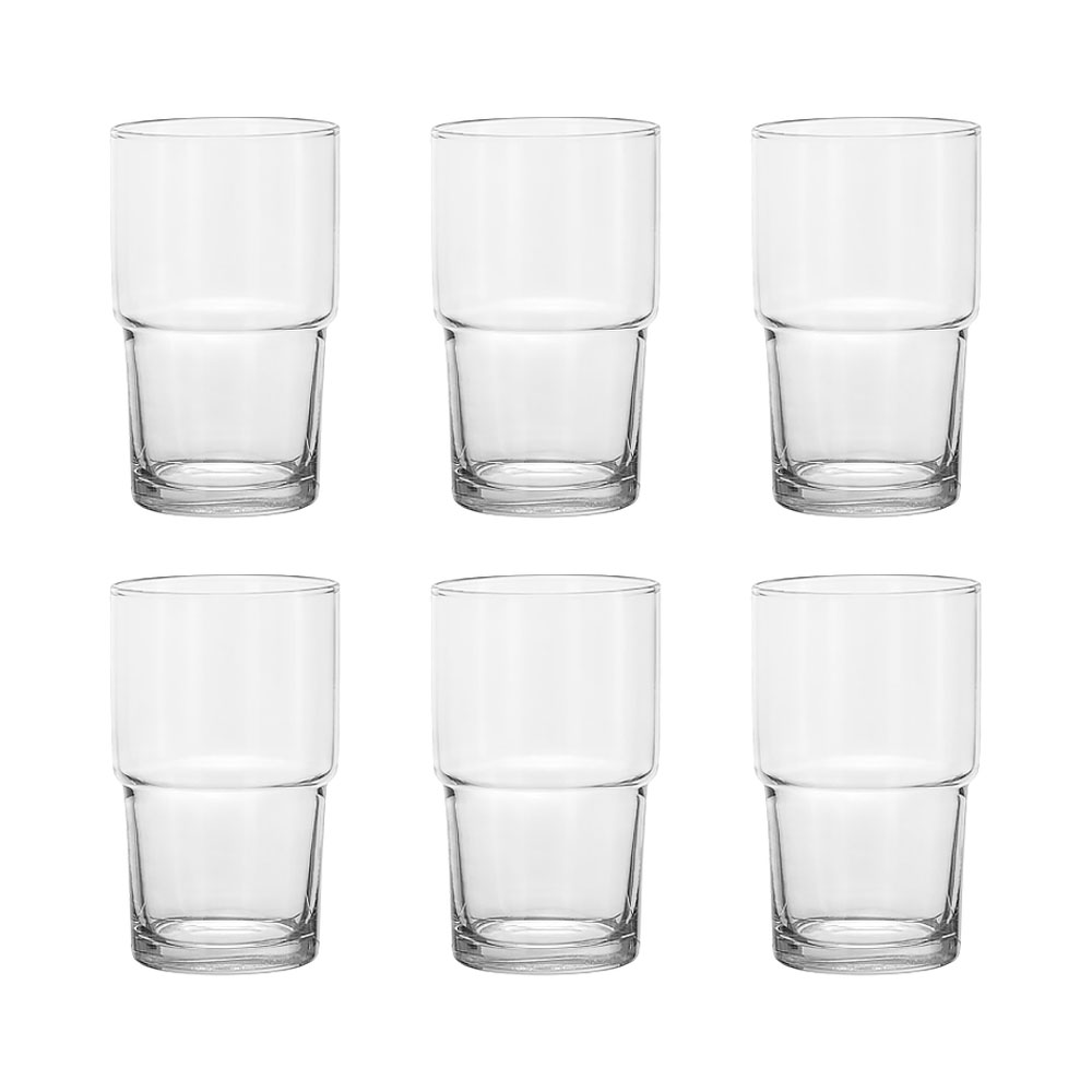 Conjunto de Copos Pasabahce Hill 420204 440ML 6 Peças