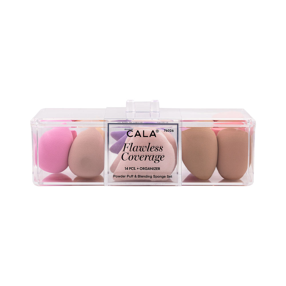 Set Esponja de Maquillaje Cala Flawless Coverage 14 Peças