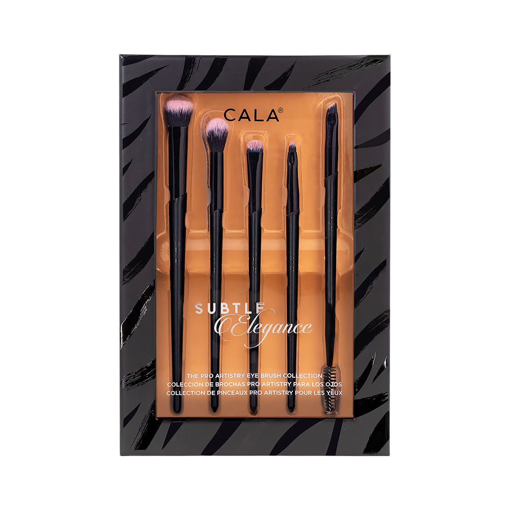 Kit de Pincéis Cala Subtle Elegance 5 Peças