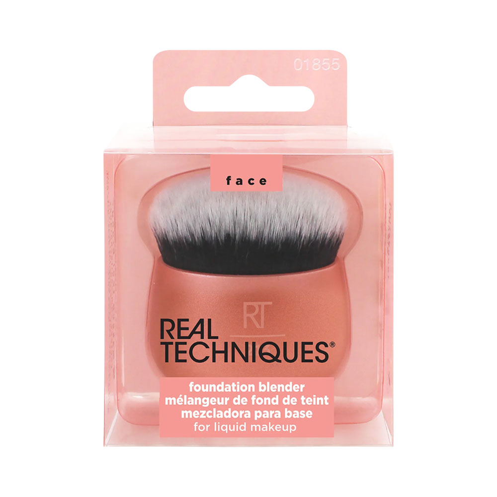Pincel de Maquiagem Real Techniques Foundation Kabuki Makeup Rose Gold
