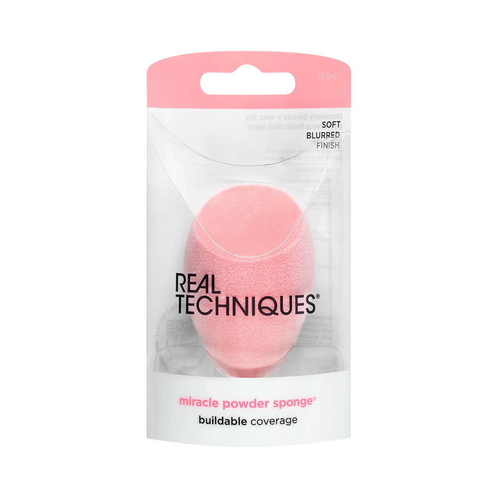 Esponja de Maquillaje Real Techniques Miracle Powder Rosa Claro