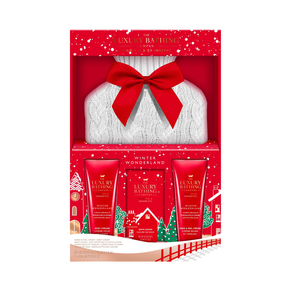 Set Grace Cole Cosy UP Winter Wonderland Wild Fig &amp; Cranberry 4 Peças