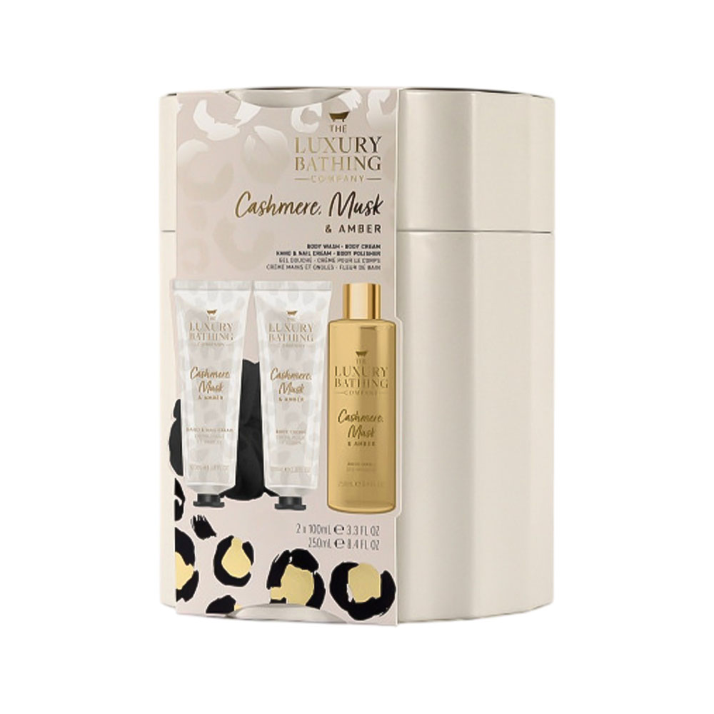 Set Cole Beauty The Luxury Bathing Company Cashmere Musk &amp; Amber 4 Peças