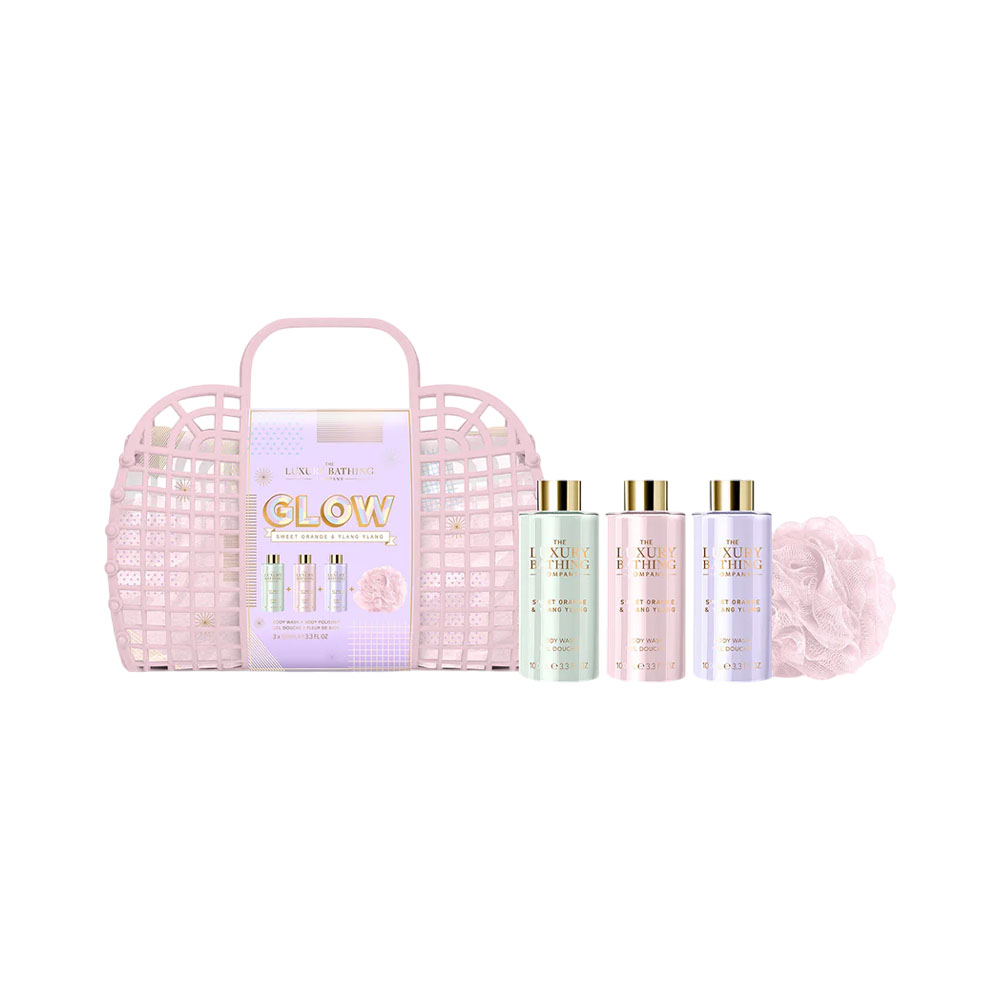 Set Cole Beauty The Luxury Bathing Company Glow Sweet Orange & Ylang Ylang 3 Peças