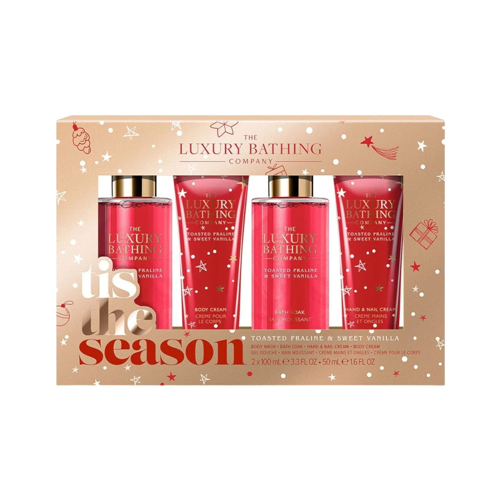 Set Cole Beauty The Luxury Bathing Company Toasted Parline & Sweet Vanilla 4 Peças