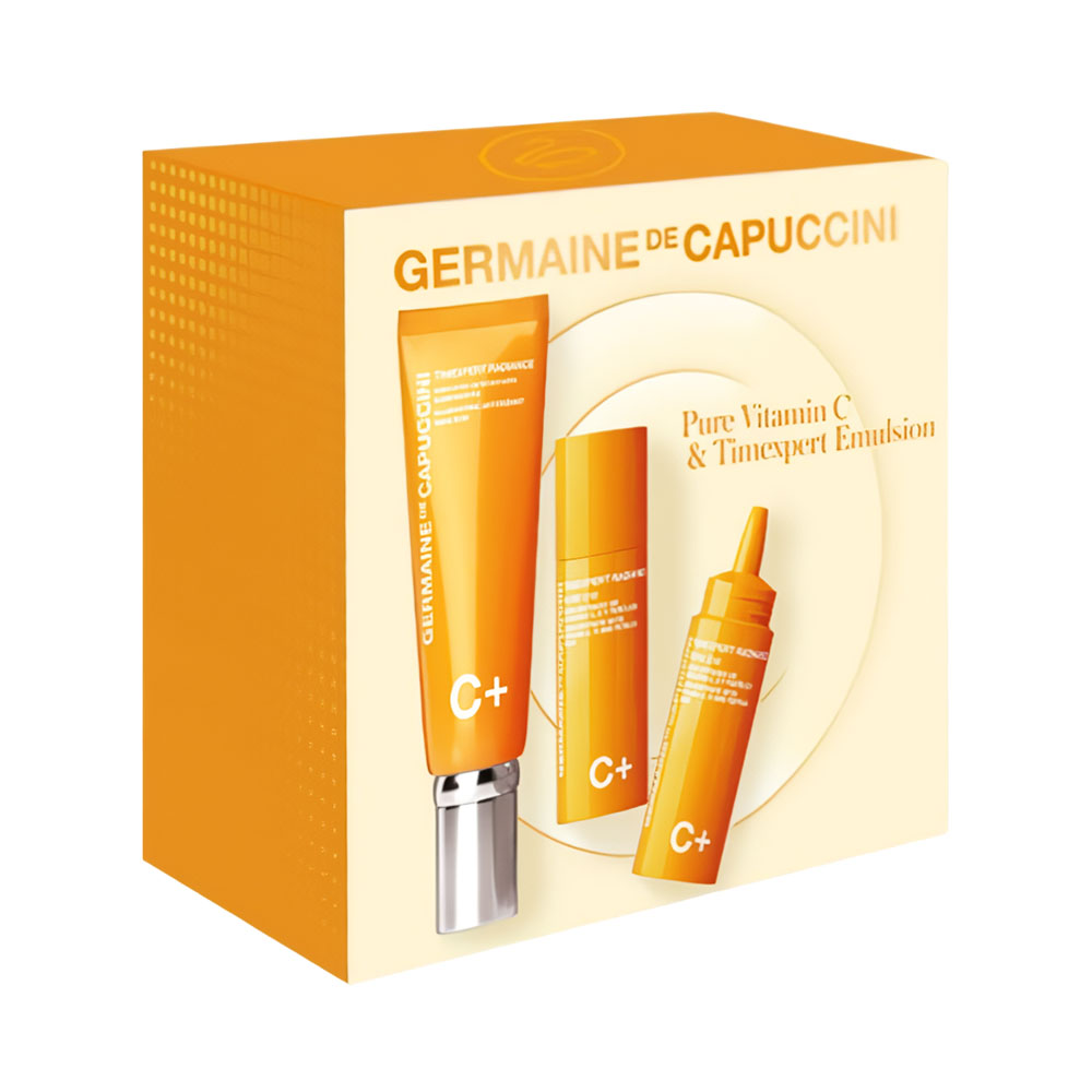 Set de Cosméticos Germaine de Capuccini Timexpert Radiance C+ Emulsão 3 Peças