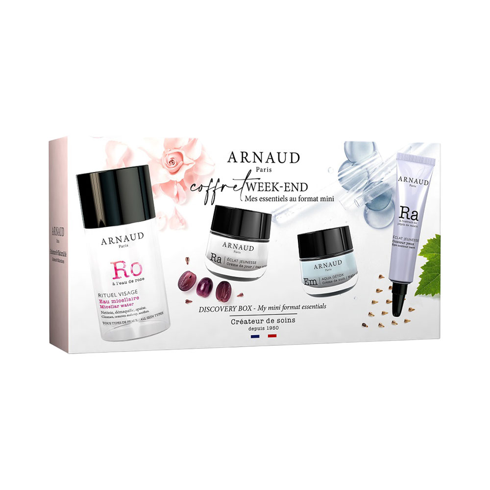 Set Cosmetic Arnaud Coffret Découverte Week-end 4 Peças