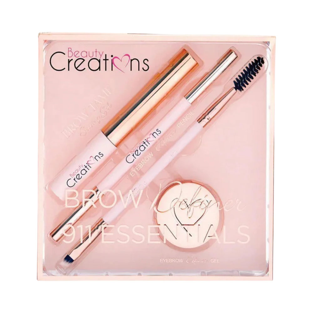 Set de Cosméticos Beauty Creations Essentials Brow Definer 911 Medium Brown 4 Piezas
