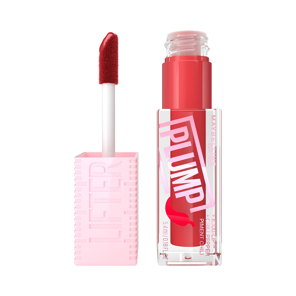 Brilho Labial Maybelline Lifter Plump Chili 006 Hot Chili 5.4ML