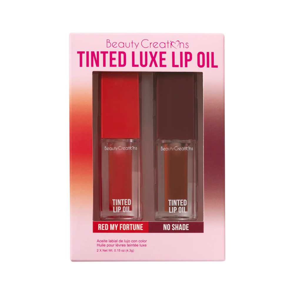 Set Beauty Creations Tinted Luxe Lip Oil Bold Moves 2 Peças