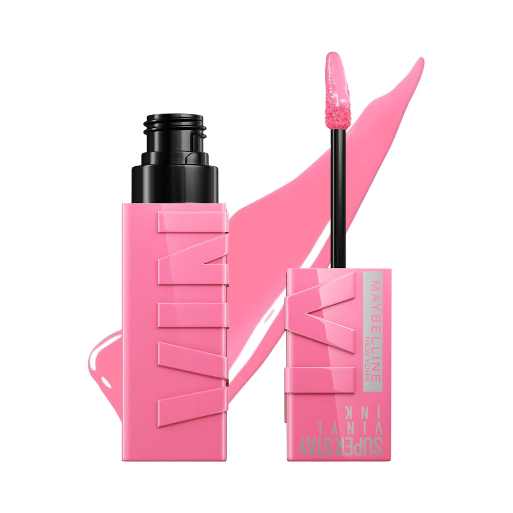 Batom Maybelline Superstay Vinyl Ink Pinks 155 Upbeat 4,2ML