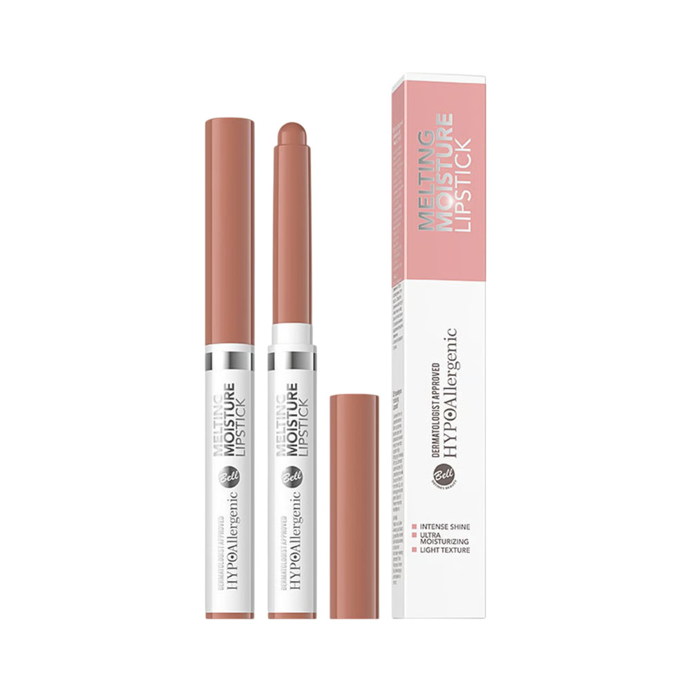 Lápis Labial Bell Hypoallergenic Melting Moisture 002 Mocha Beige 1,5GR