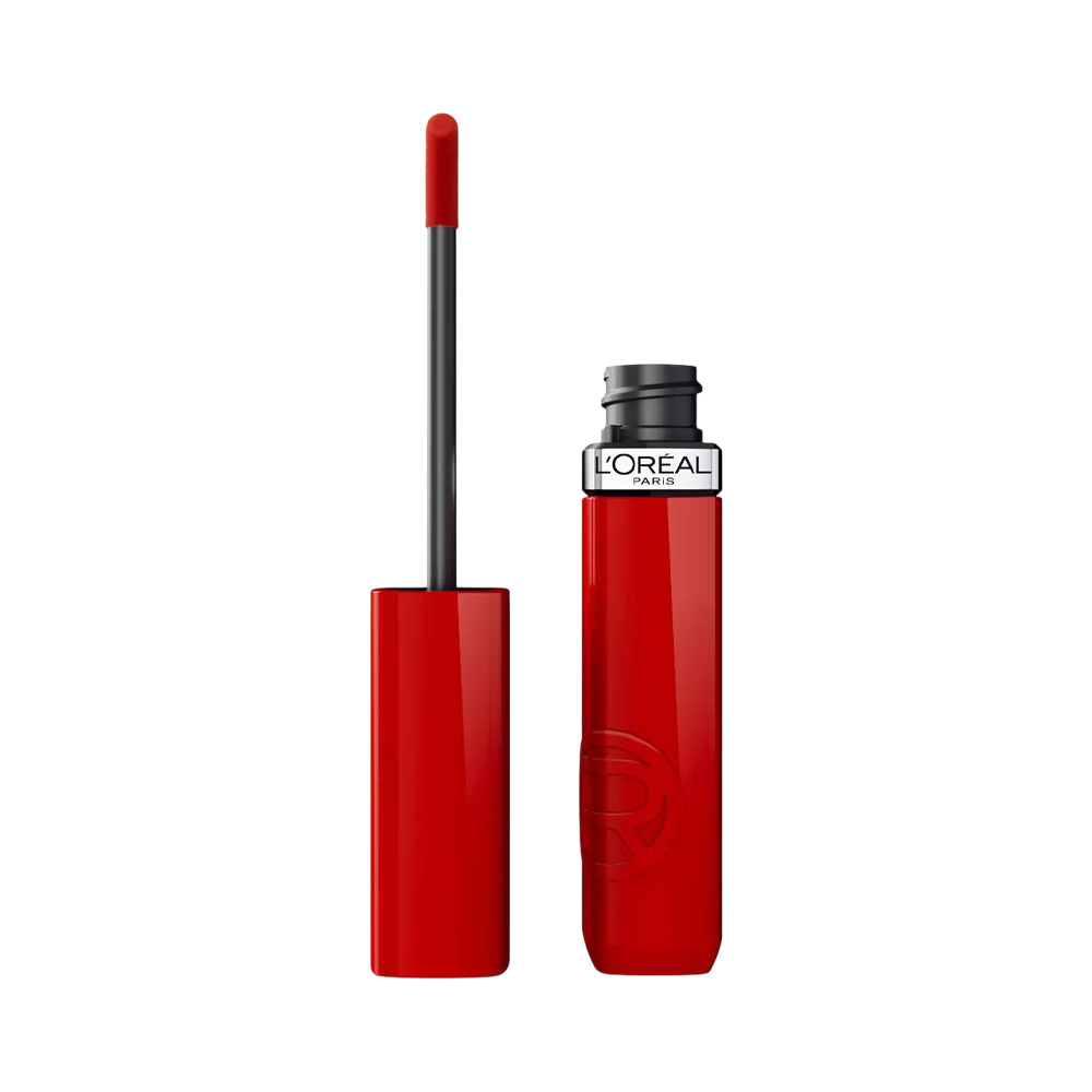 Batom L'oréal Infallible Lacque Resistance Liquid 415 Red Bisou 4ML