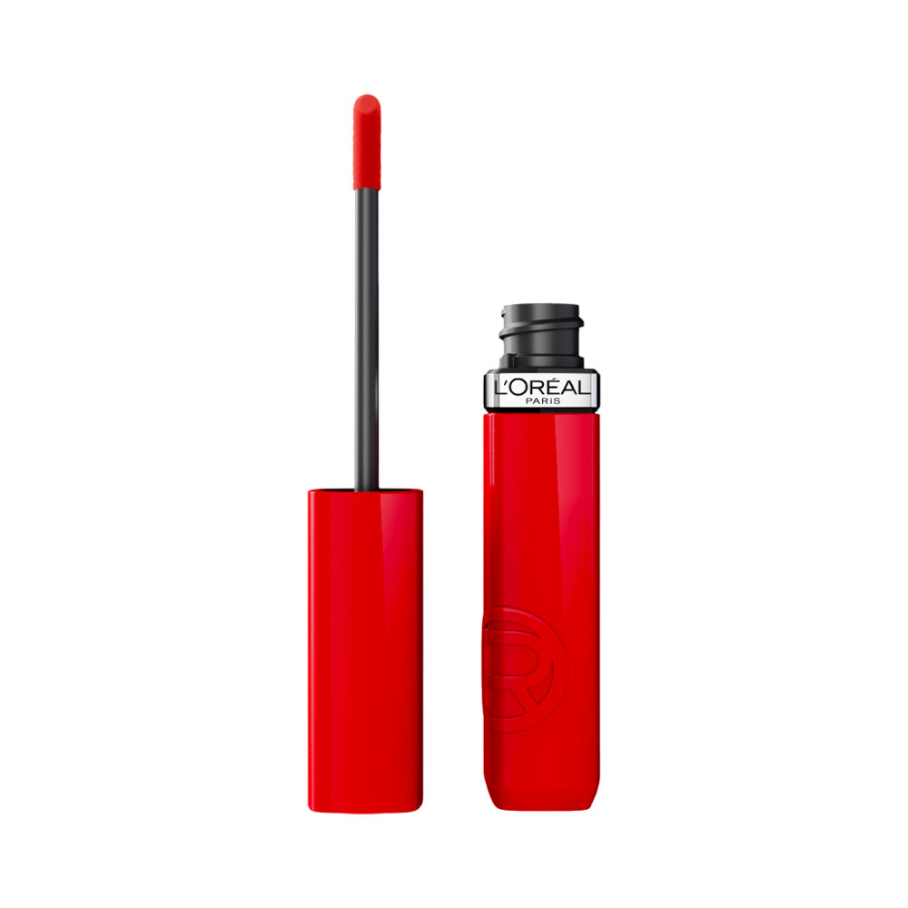 Batom L'oréal Infallible Lacque Resistance Liquid 410 Rouge Poppy 4ML