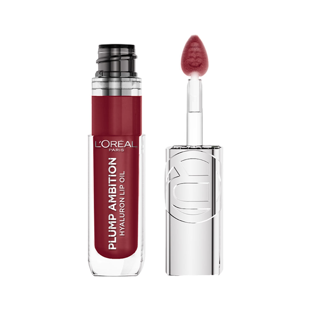 Óleo Labial L'oréal Plump Ambition Hyaluron 490 Berry Jolie 5ML