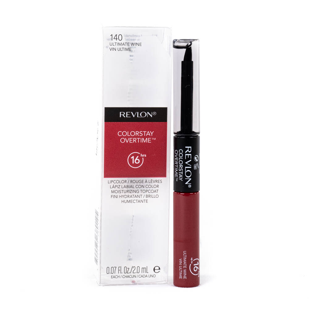 Labial Revlon Colorstay Overtime 140 Ultimate Wine 2.0ml