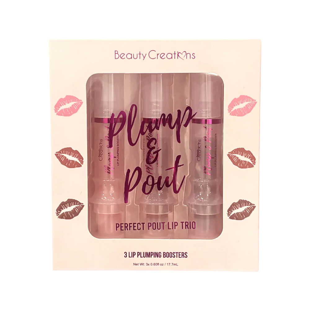 Set de Cosméticos Beauty Creations Plump & Pout Lip Plumping Boosters 3 Peças