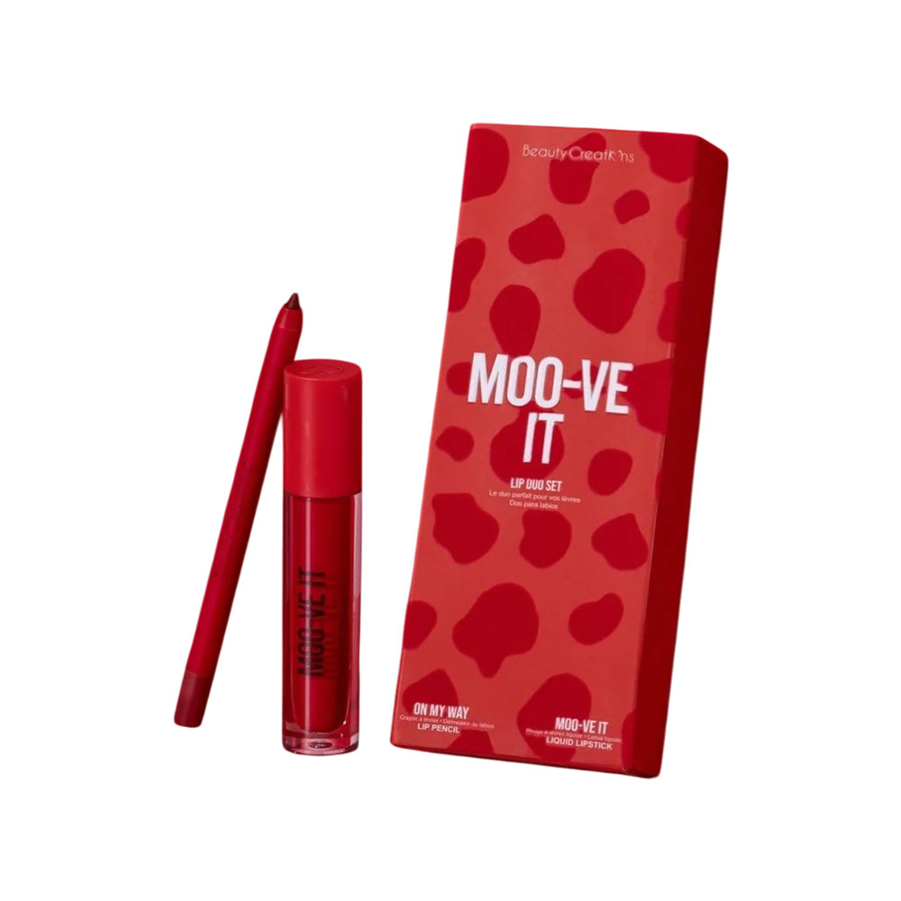 Set de Cosméticos Beauty Creations Lip Duo Moo-ve IT 2 Peças
