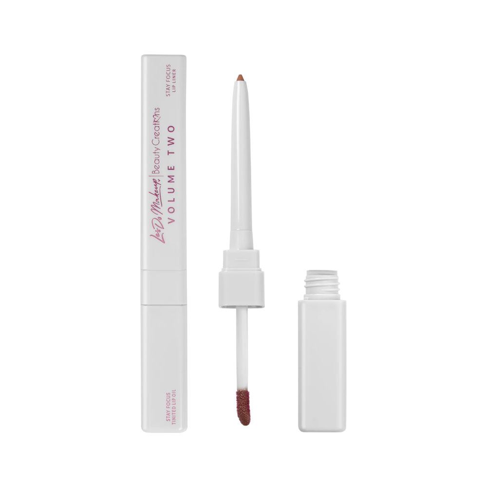 Set de Cosméticos Beauty Creations Stay Focus Dual Ended Lip Liner & Tinted Oil 2 Peças