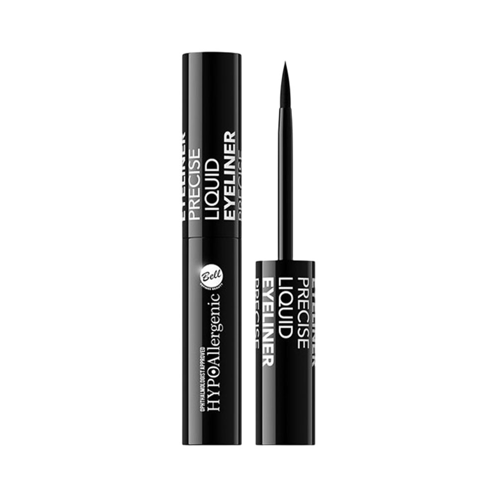 Delineador de Olhos Bell Hypoallergenic Precise Liquid 01 Black 5GR