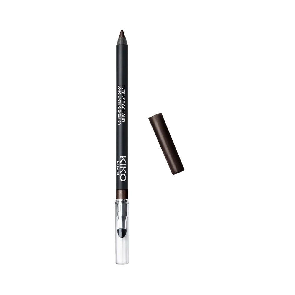 Lápis Delineador de Olhos Kiko Milano Intense Colour Long Lasting 06 Mat Ebony 1,2GR