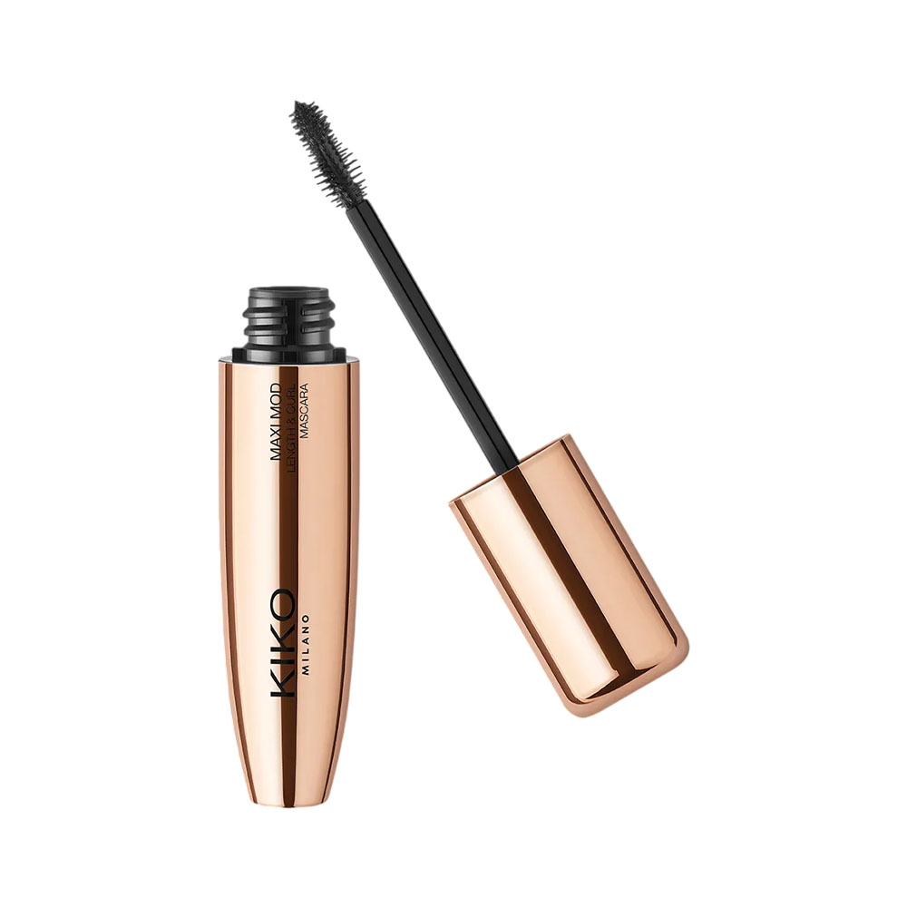 Máscara para Cílios Kiko Milano Maxi Mod Length &amp; Curl Black 12ML