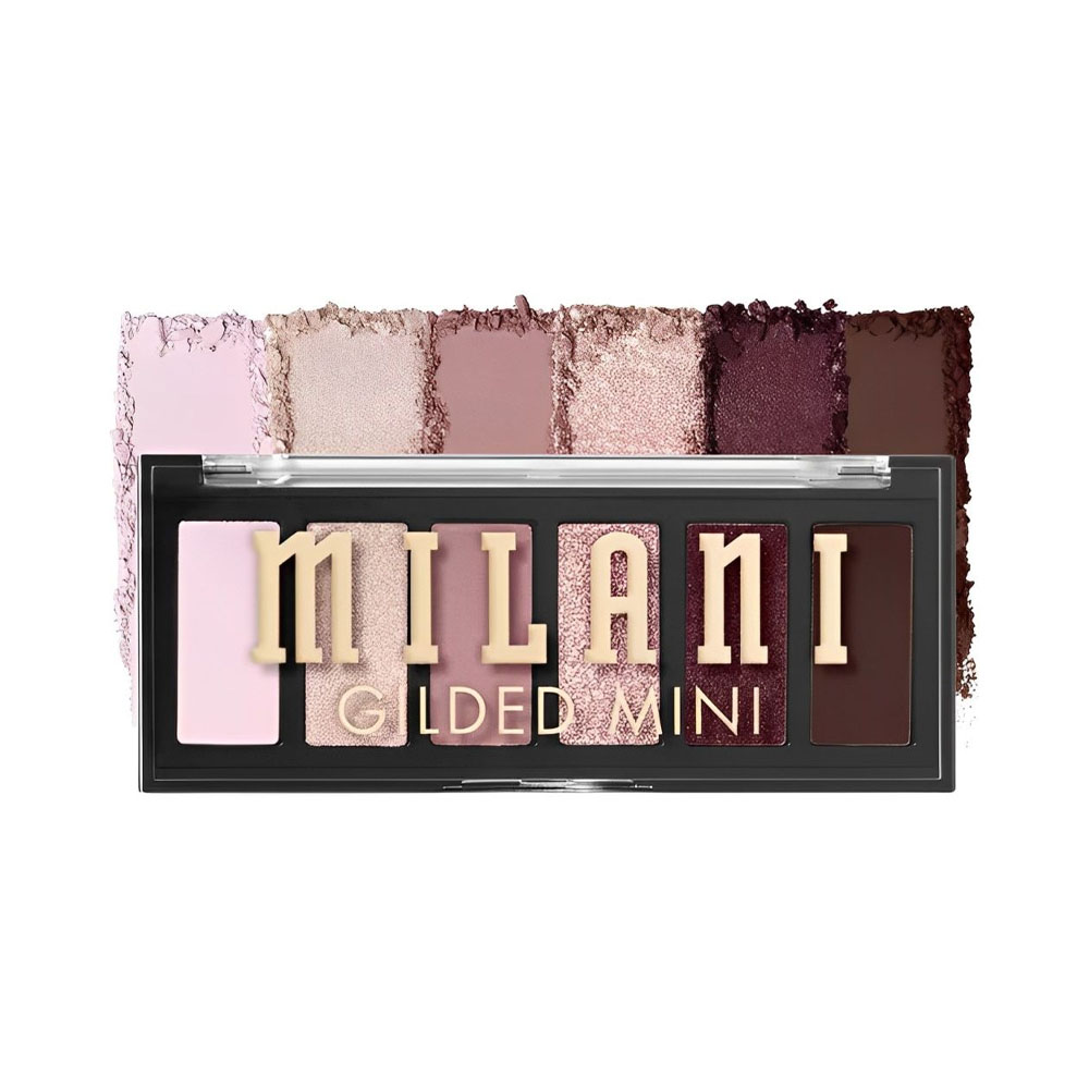 Paleta de Sombras Milani Gilded Mini 140 The Wine Down 3,96GR