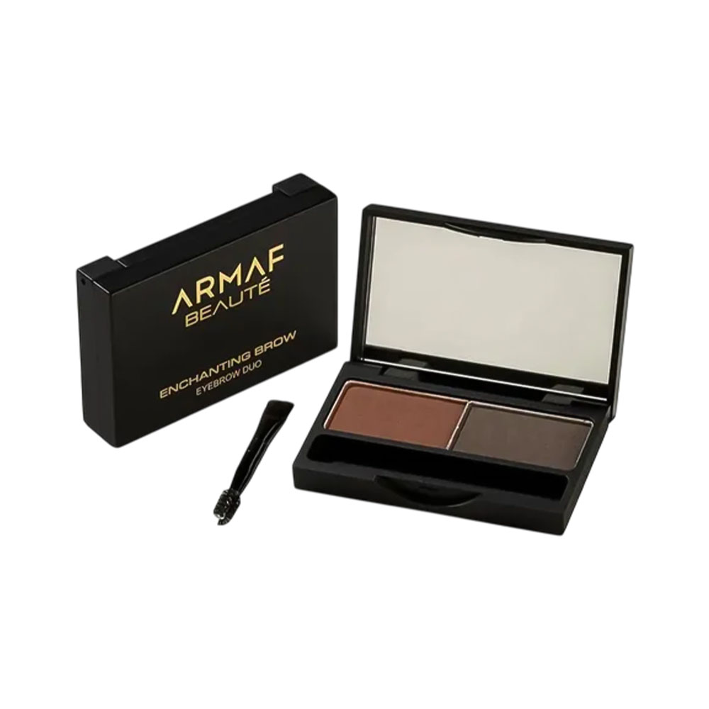 Sombra para Sobrancelhas Armaf Bauté Enchanting Brow Duo 01 Expresso 4GR