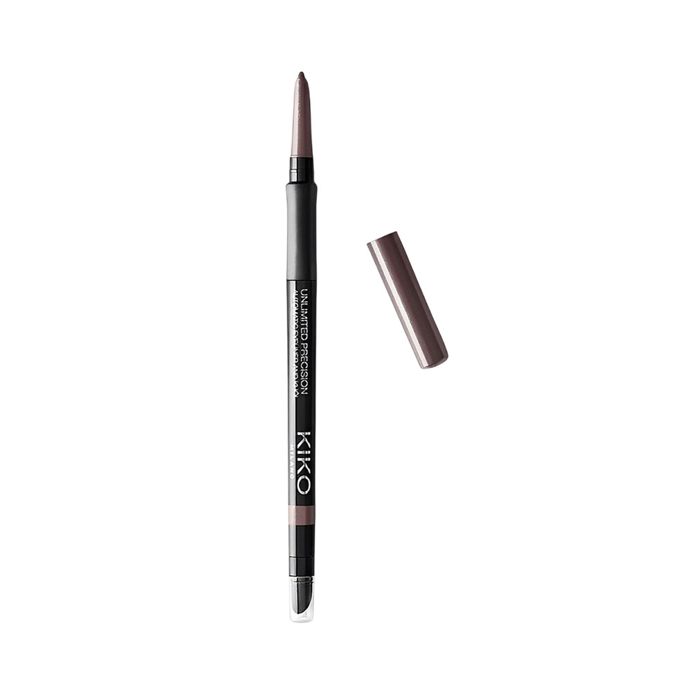 Lápis Delineador de Olhos Kiko Milano Unlimited Precision Automatic Eyeliner & Khol 14 Shimmering Dark Taupe 0,35GR