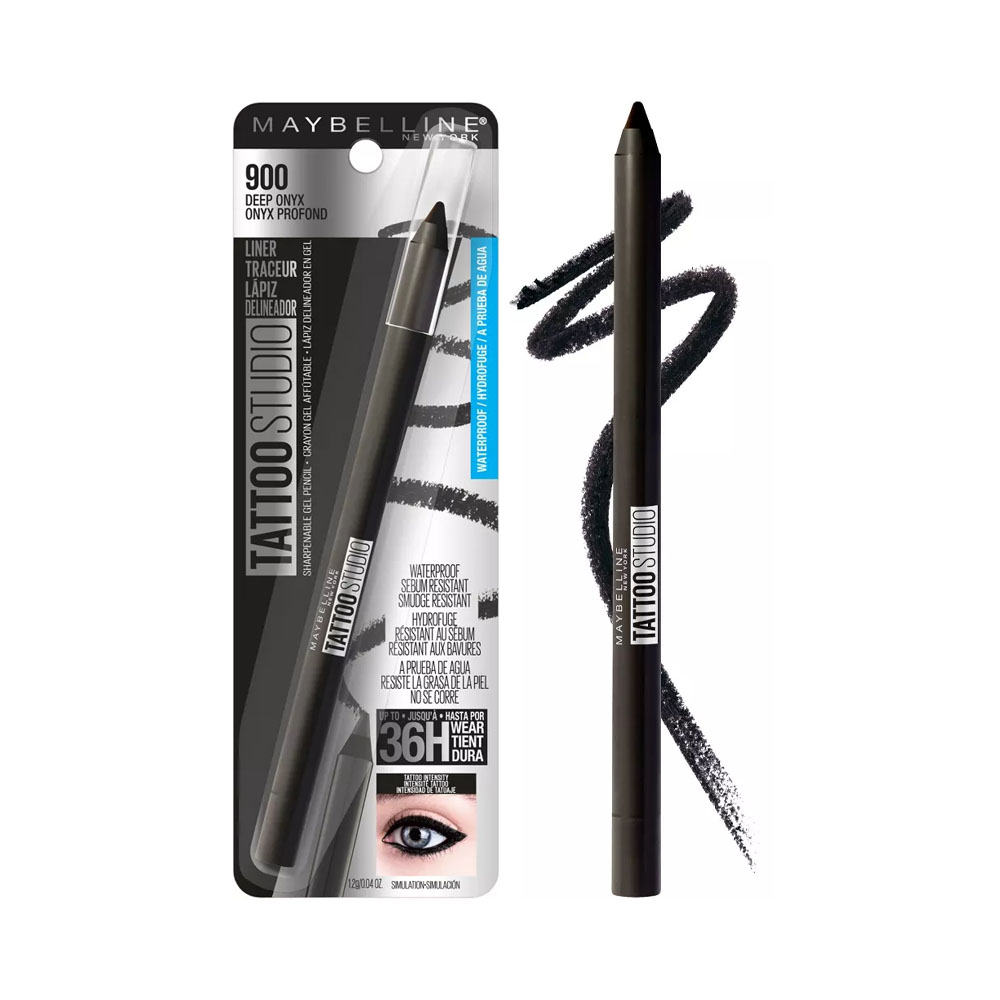 Delineador de Olhos Maybelline Tattoo Studio 900 Deep Onyx