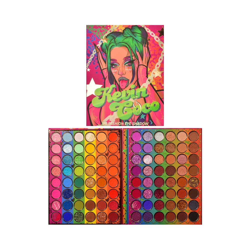 Paleta de Sombras Kevin &amp; Coco KC233717 96 Cores