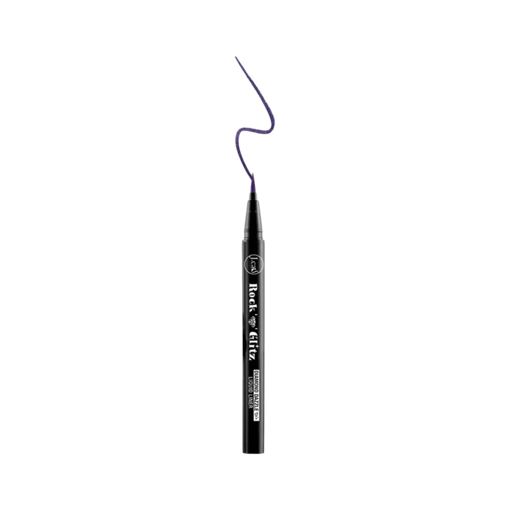 Delineador de Olhos J.cat Rock N' Glitz Diamond Dazzle Liquid RG104 Purple Crystal 0,85GR