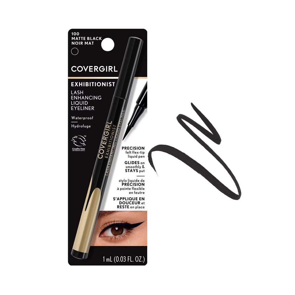 Delineador de Olhos Covergirl Exhibitionist 100 Matte Black