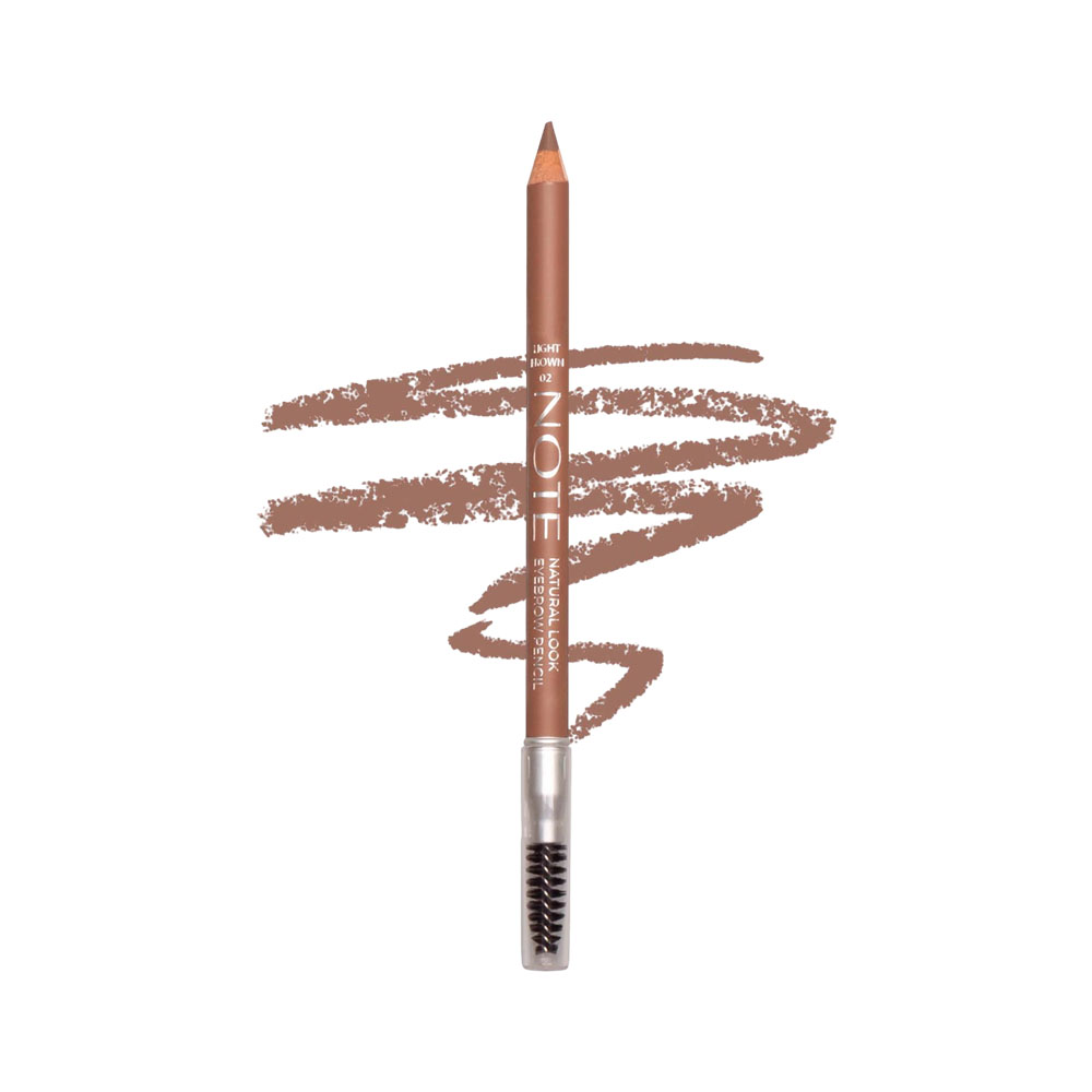Lápis para Sobrancelhas Note Natural Look 02 Light Brown 1,08GR