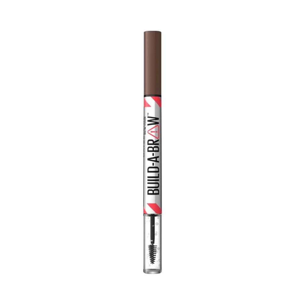 Lápis para Sobrancelhas Maybelline Build-a-brow 2-IN-1 257 Medium Brown 6ML