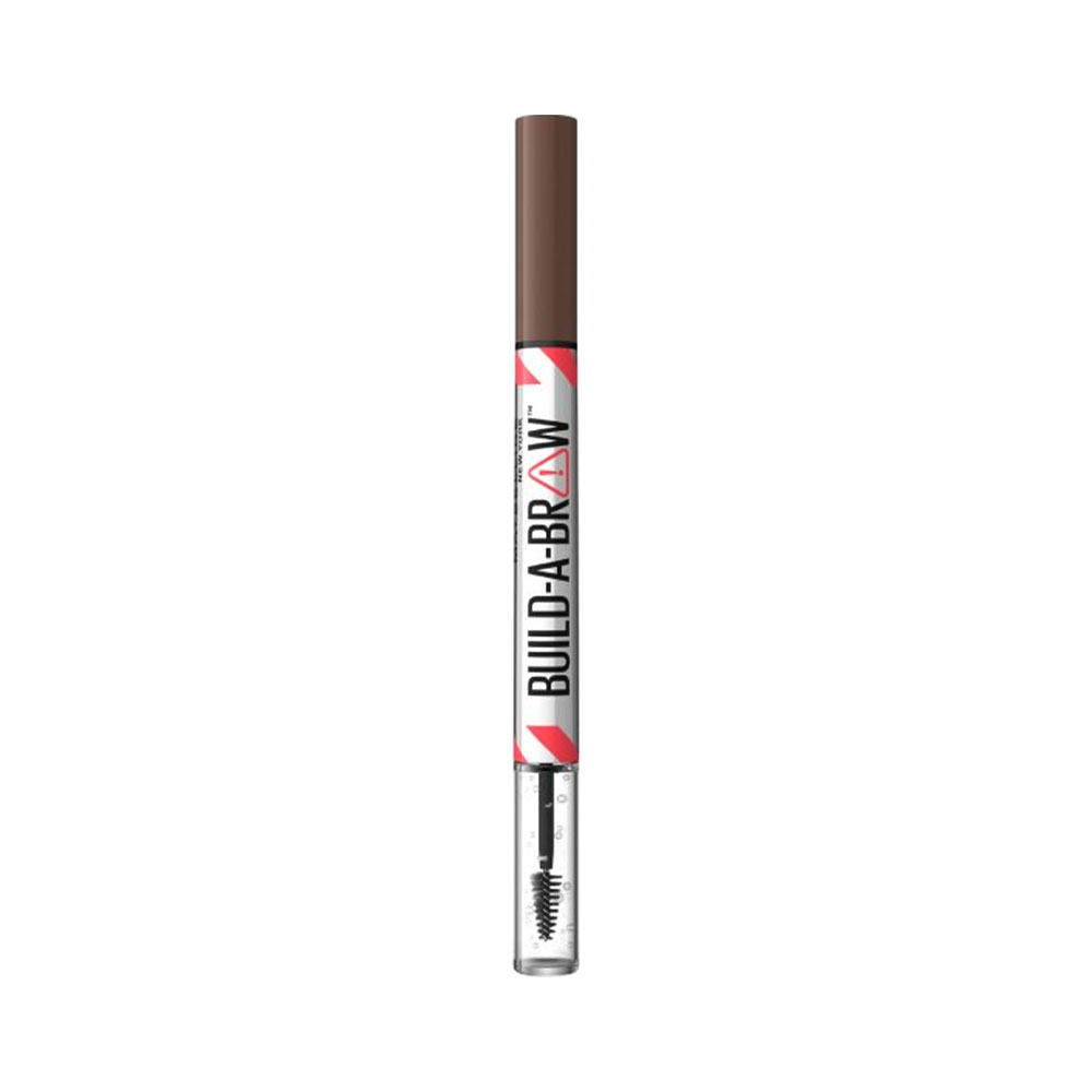 Lápis para Sobrancelhas Maybelline Build-a-brow 2-IN-1 260 Deep Brown 6ML