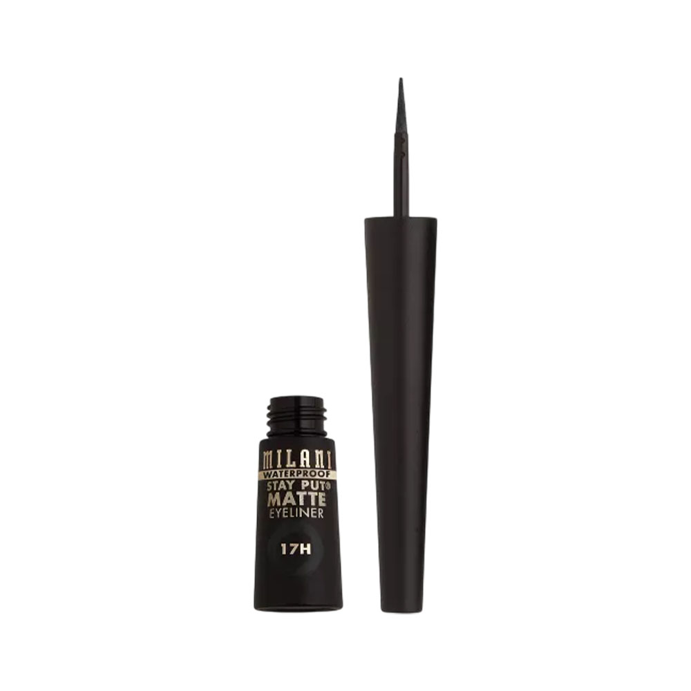 Delineador de Olhos Milani Stay Put Matte Liquid Waterproof 150 Black 2,5ML