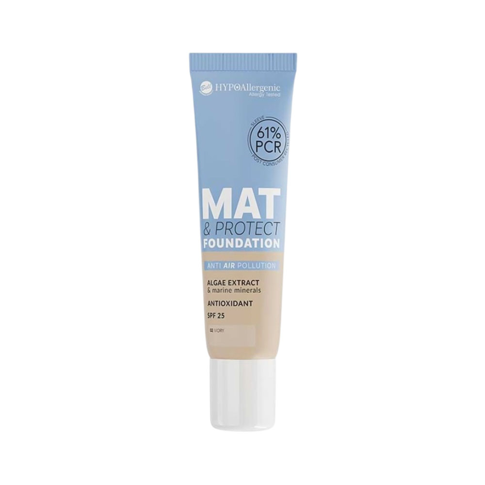 Base Bell Hypoallergenic Mat &amp; Protect SPF25 02 Ivory 30GR