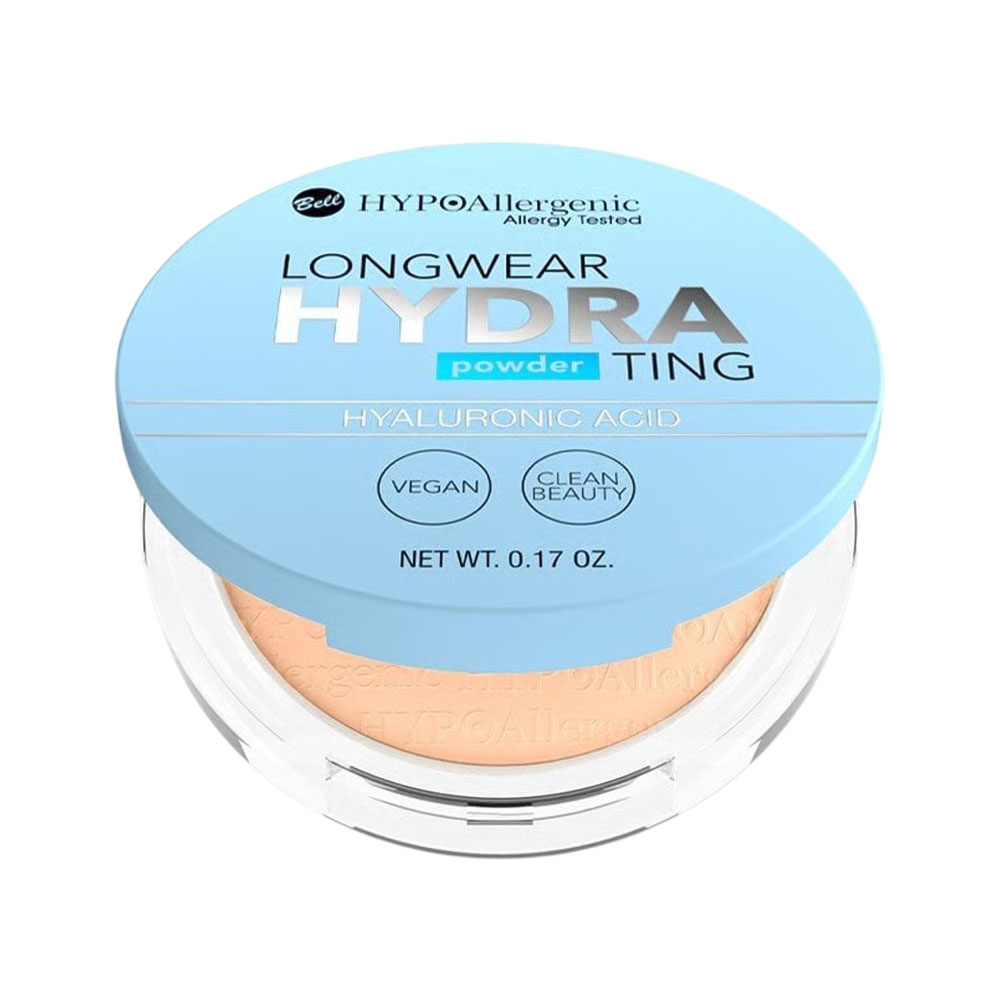 PÓ Compacto Bell Hypoallergenic Longwear Hydrating 02 Light Beige 5GR