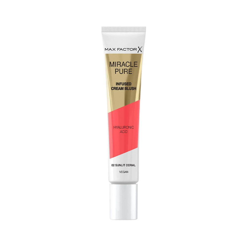 Blush MAX Factor Miracle Pure Cream Infused Satin Matte 02 Sunlit Coral 15ML