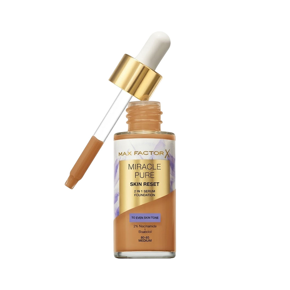 Base MAX Factor Miracle Pure Skin Reset 2-IN-1 Medium 30ML