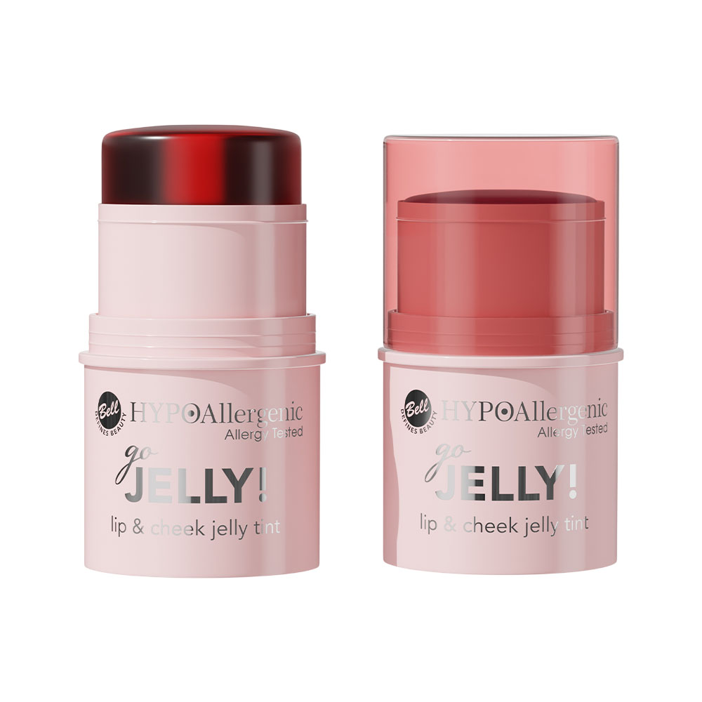 Tinta para Lábios Bell Hypoallergenic GO Jelly! Lip & Cheek Jelly 01 Nice 7,5GR