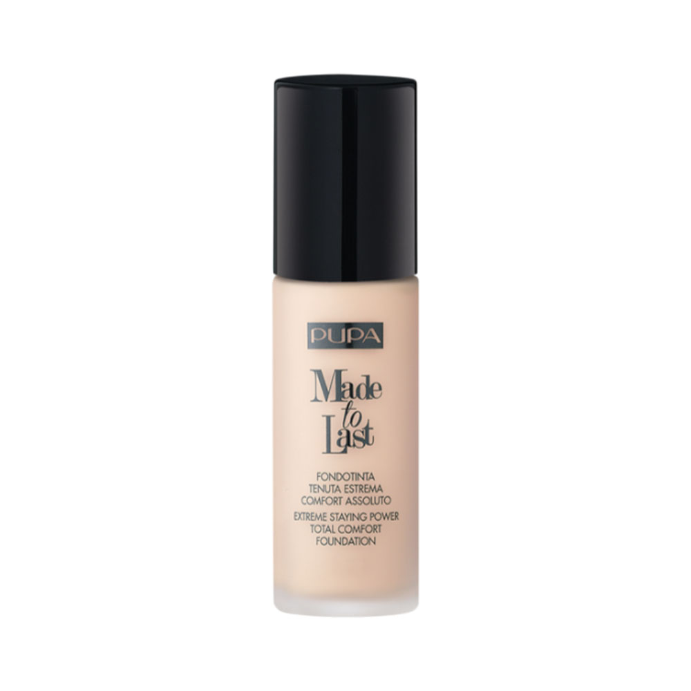 Base Pupa Made TO Last Foundation 010 Porcelain 30ML