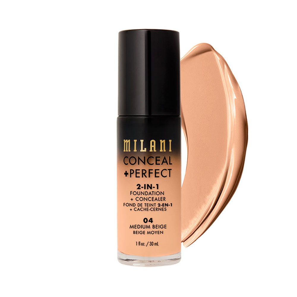 Base Milani Conceal + Perfect 2 en 1 04 Medium Beige 30ml